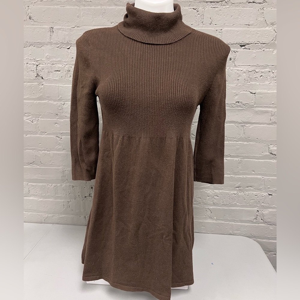 Leo & Nicole Chocolate Long Sleeve Dress